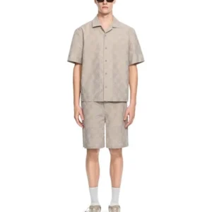 Off White Arrow Monogram Bowling Shirt - Image 2