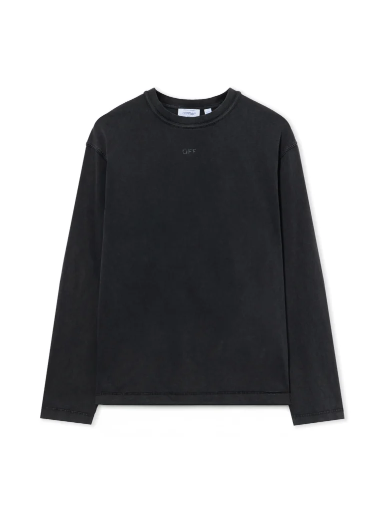 Off White Swimming Face Long Sleeve T-Shirt