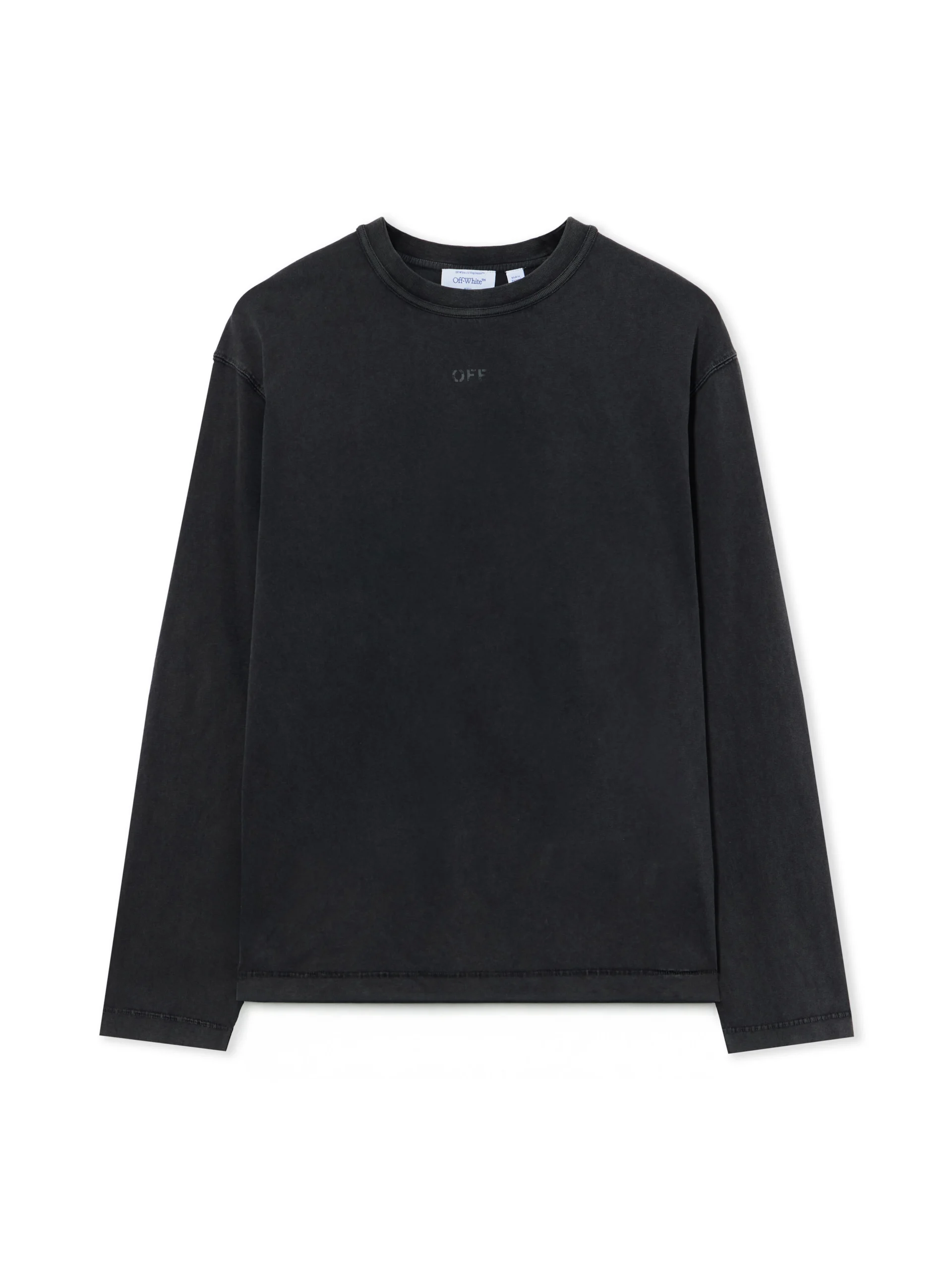 Off White Swimming Face Long Sleeve T-Shirt - Image 2