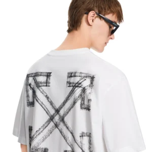 Off White Motion Arrow Skate T-Shirt - Image 3