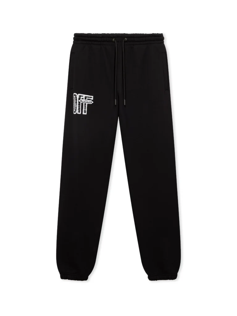 Off White Motion Arrow Cuffed Sweatpants