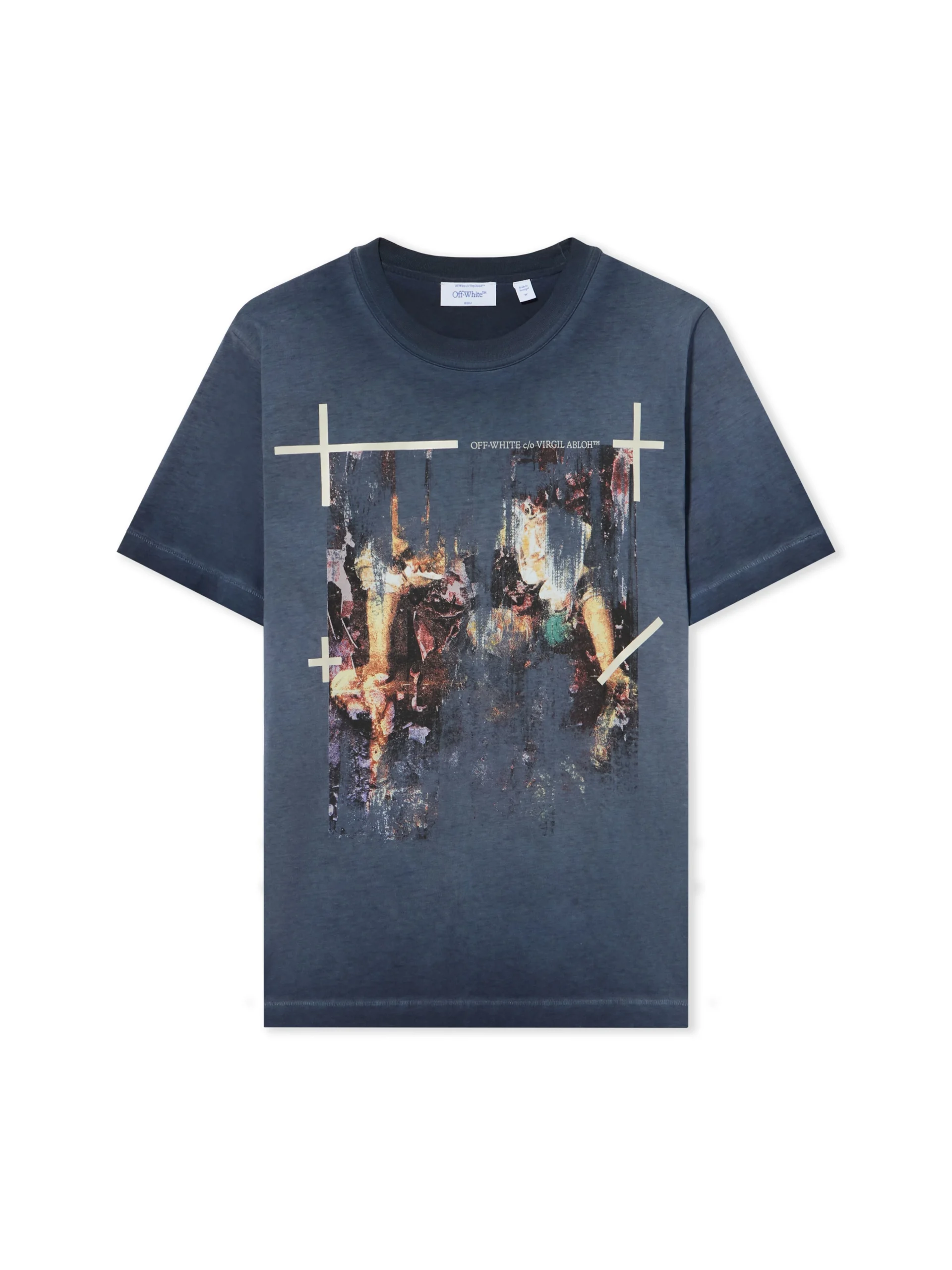 Off White Ripped Narciso T-Shirt - Image 2