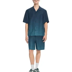 Off White Arrow Monogram Jacquard Bowling Shorts