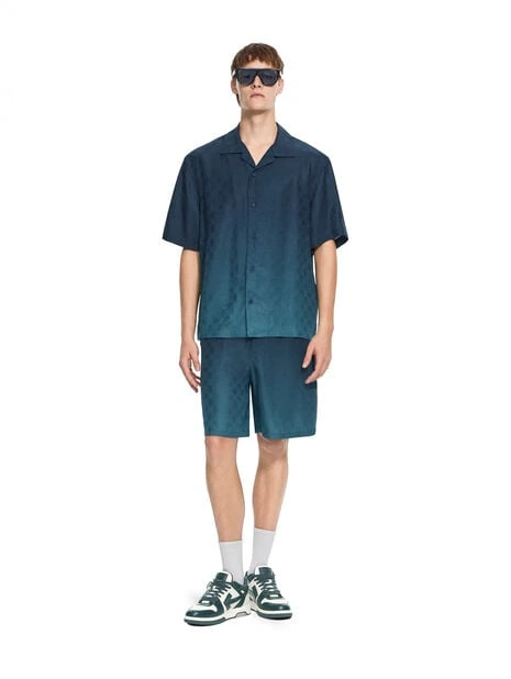 Off White Arrow Monogram Jacquard Bowling Shorts