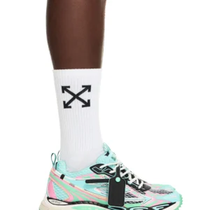 Off White Be Right Back Fishnet Sneakers - Image 2