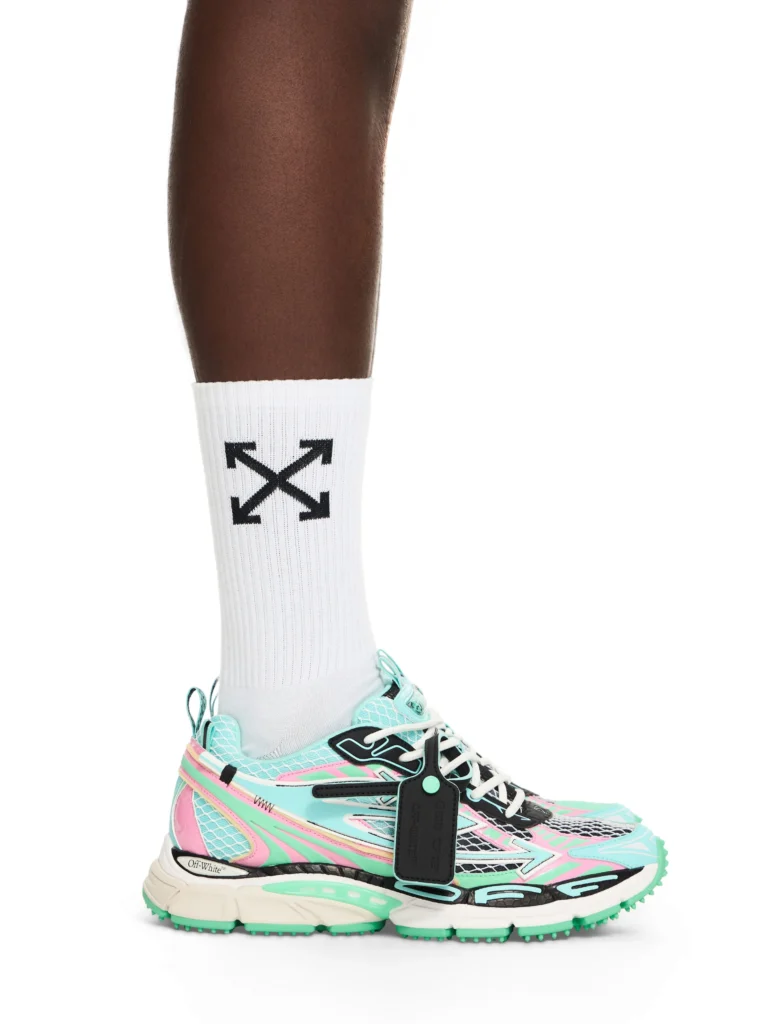 Off White Be Right Back Fishnet Sneakers