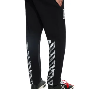 Off White Motion Arrow Cuffed Sweatpants - Image 3