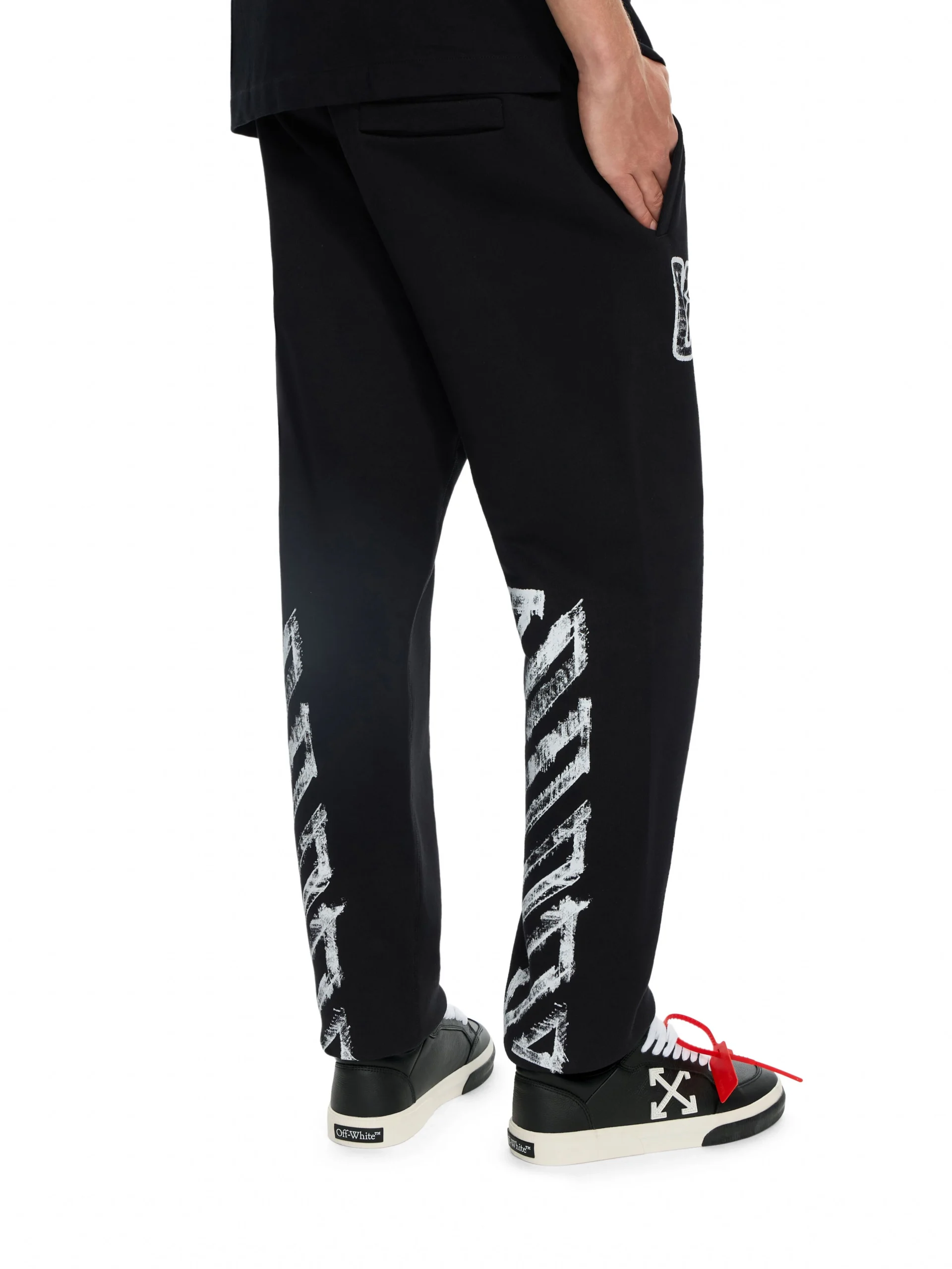 Off White Motion Arrow Cuffed Sweatpants - Image 3