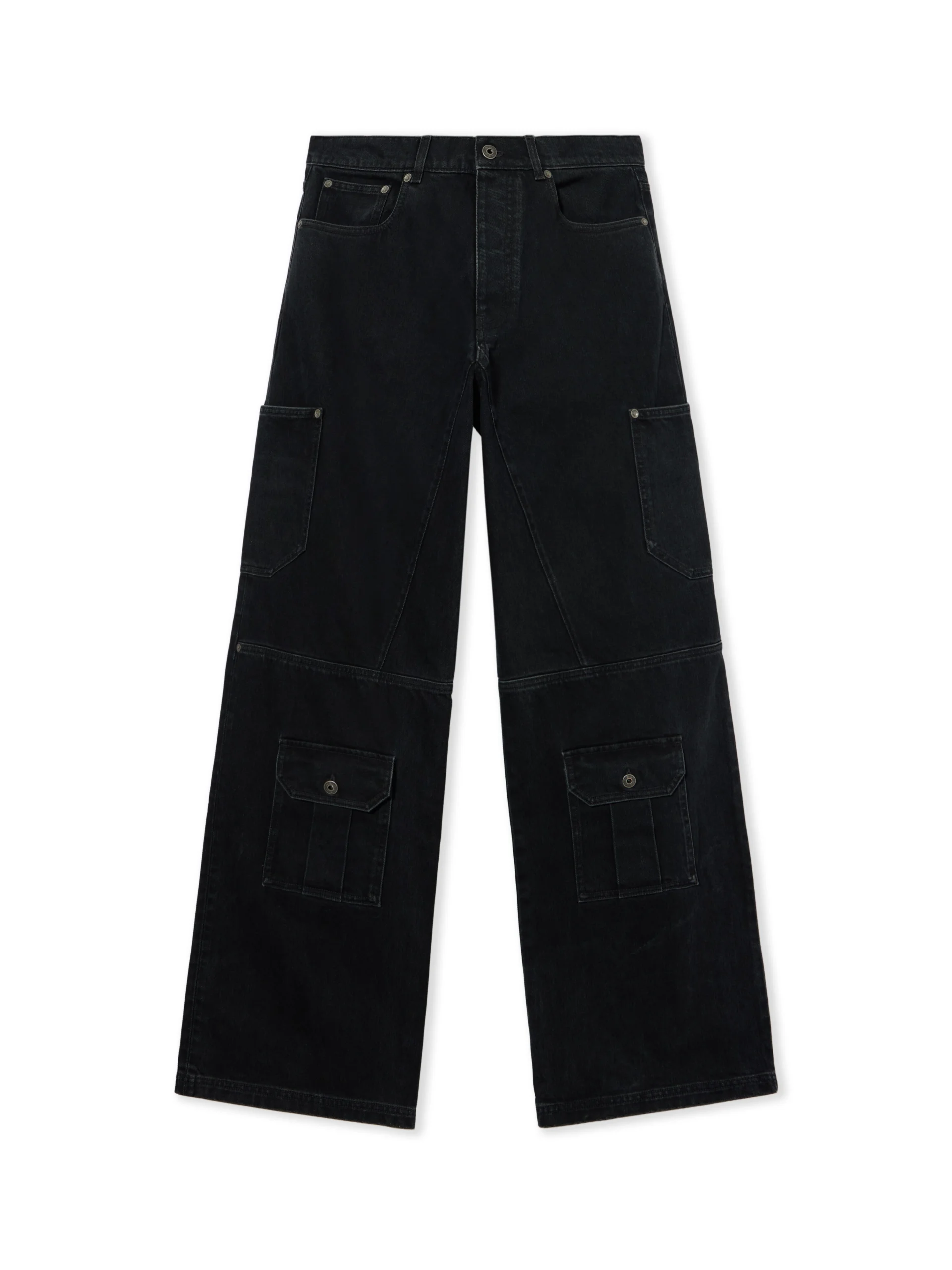 Off White Half Arrow Cargo Jeans - Image 2