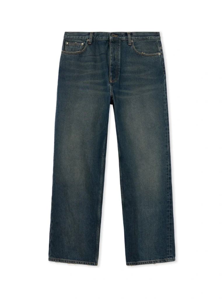 Off White Half Arrow Tapered Jeans