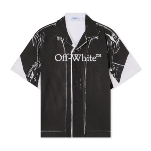 Off White Negative Big Bookish Bowling Shirt - Image 2