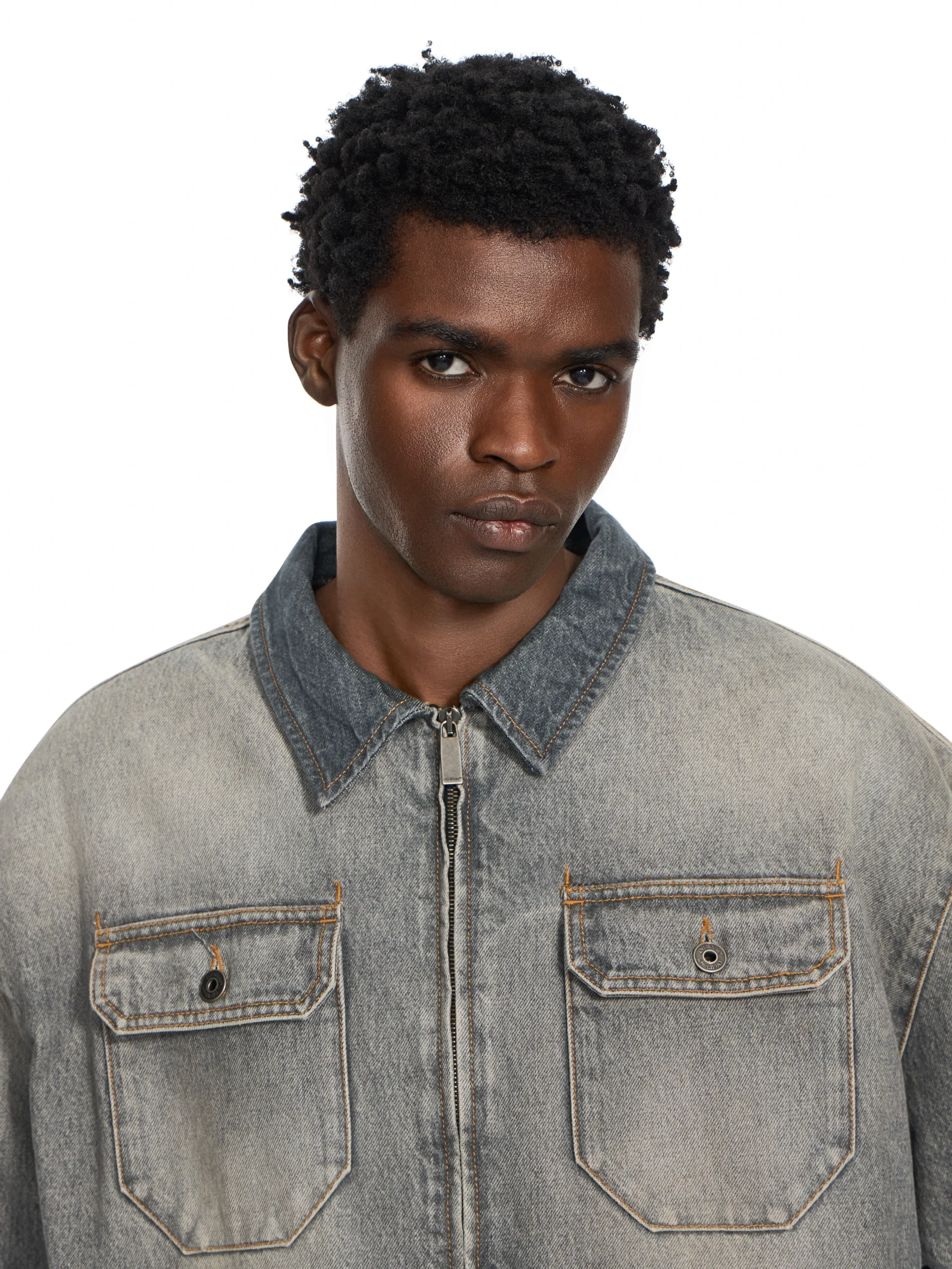 Off White Bookish Workwear Denim Overshirt - Image 3