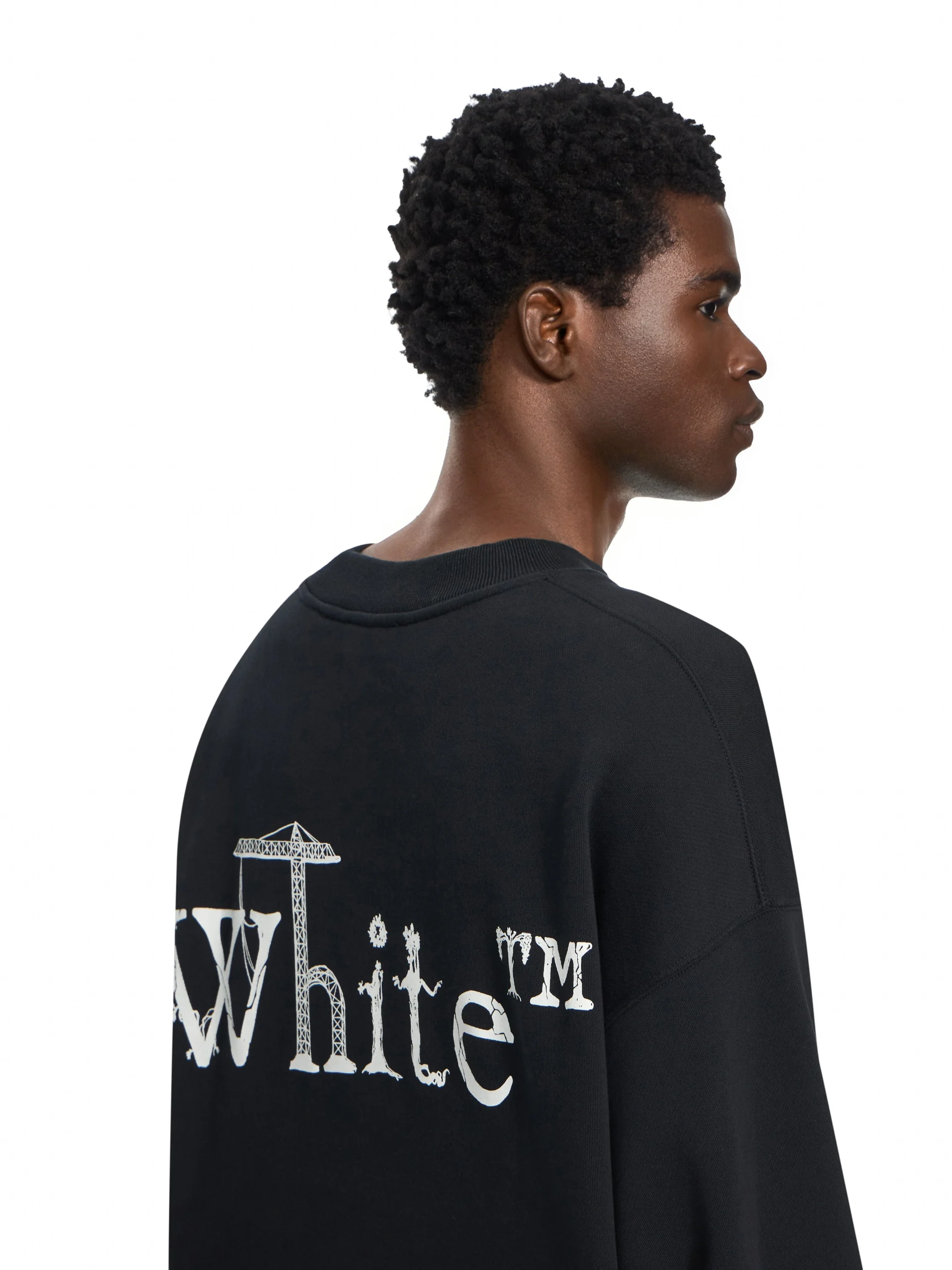 Off White City Nature Skate Crewneck Sweatshirt - Image 3