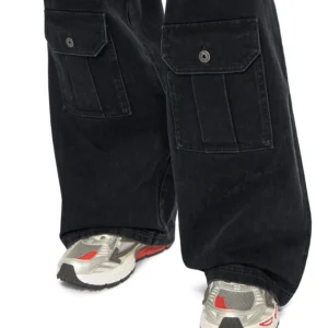 Off White Half Arrow Cargo Jeans - Image 3