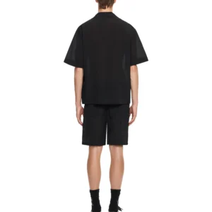 Off White Handstyle Logo Organza Bowling Shirt - Image 2