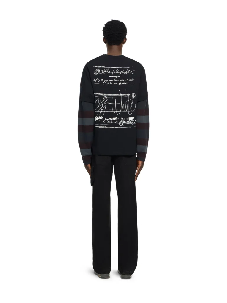 Off White Racing Staff Cotton Gabardine Pants