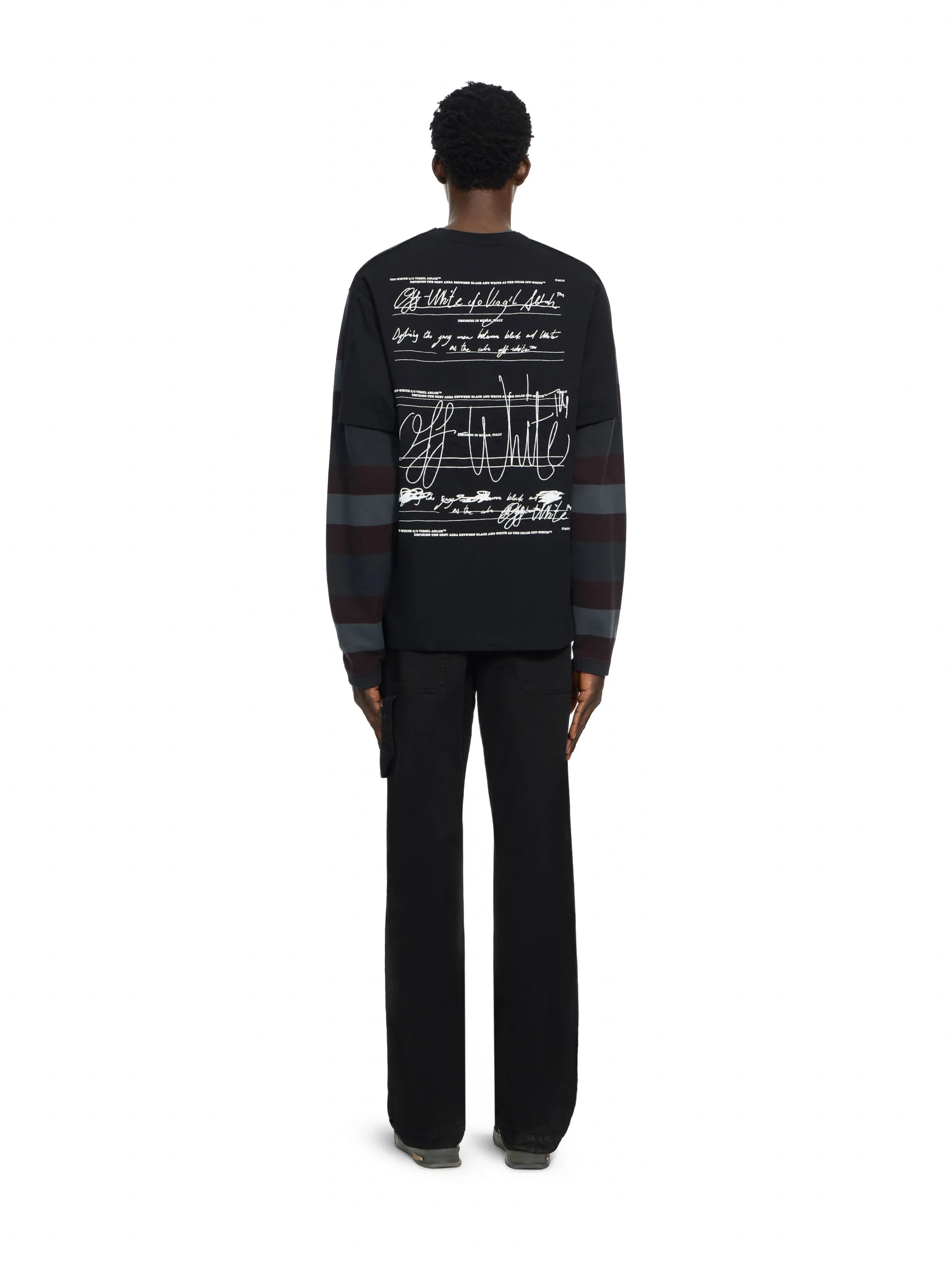 Off White Racing Staff Cotton Gabardine Pants - Image 3
