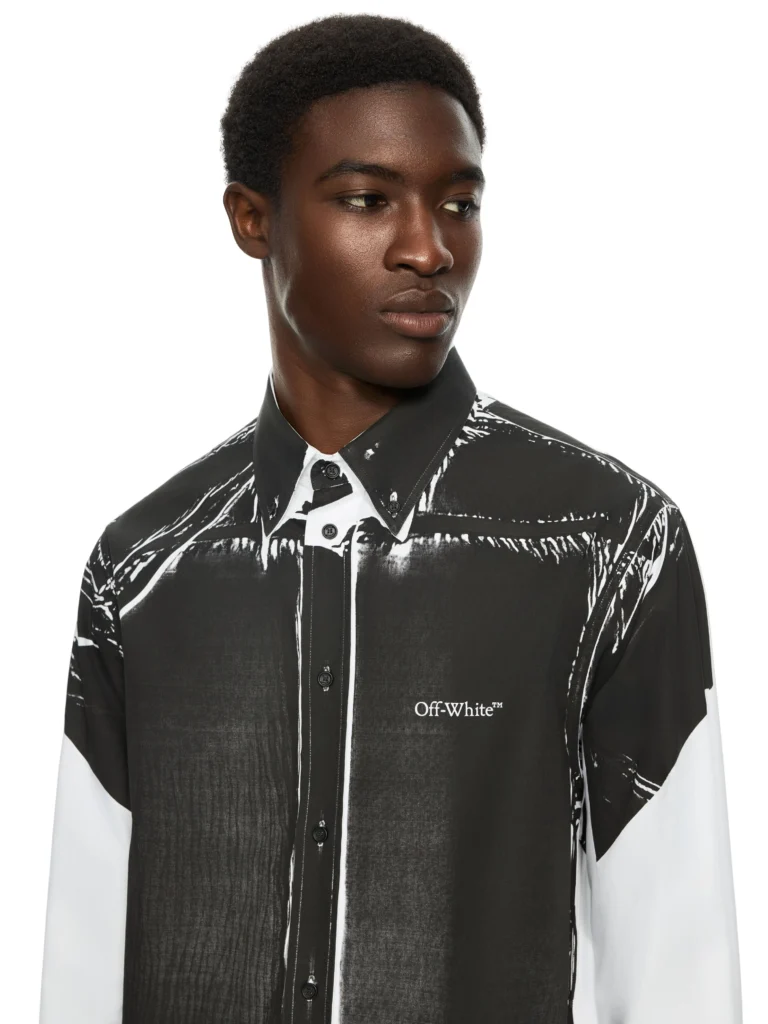 Off White Negative Bookish Regular Shirt