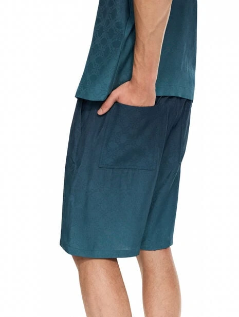 Off White Arrow Monogram Jacquard Bowling Shorts
