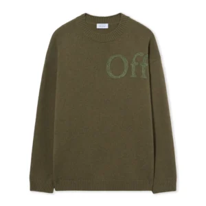 Off White Bookish Shared Knit Crewneck - Image 2