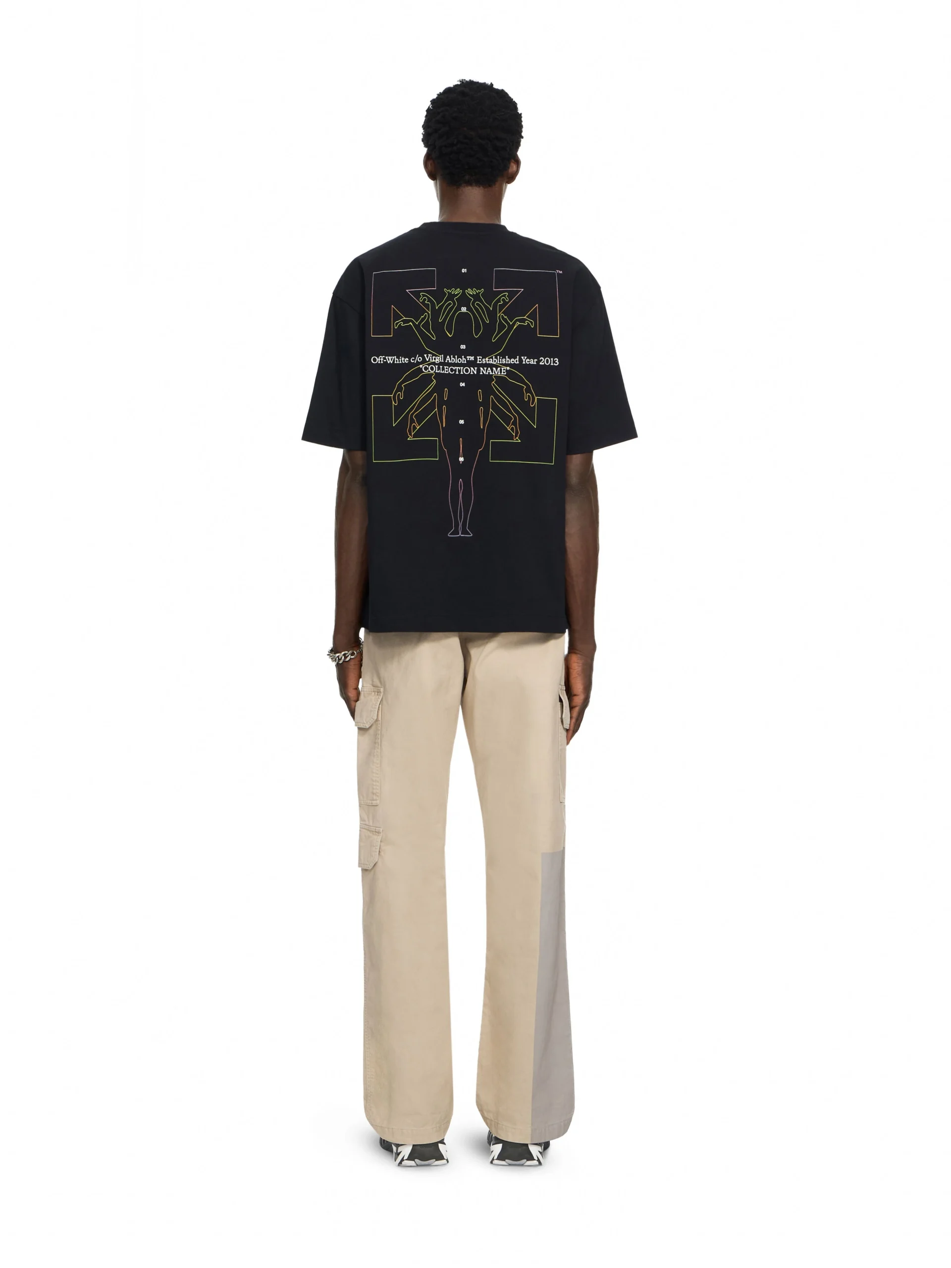 Off White Chakra Arrow Skate T-Shirt - Image 3