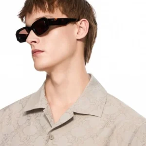 Off White Arrow Monogram Bowling Shirt - Image 3