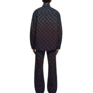 Off White Arrow Monogram Degradé Jacquard Jeans - Image 2