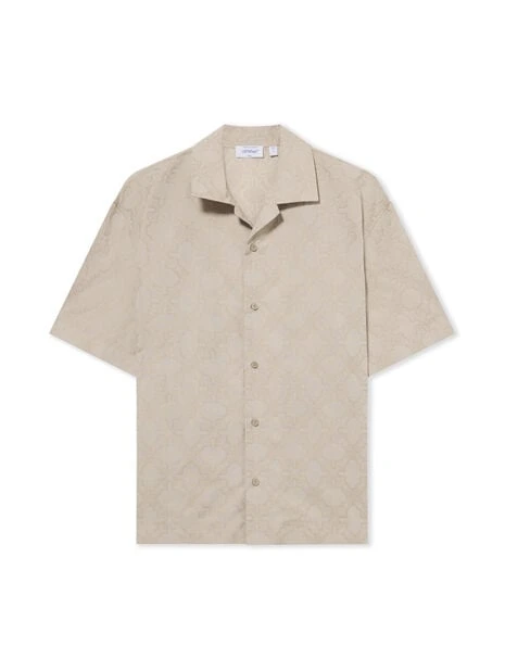 Off White Arrow Monogram Bowling Shirt