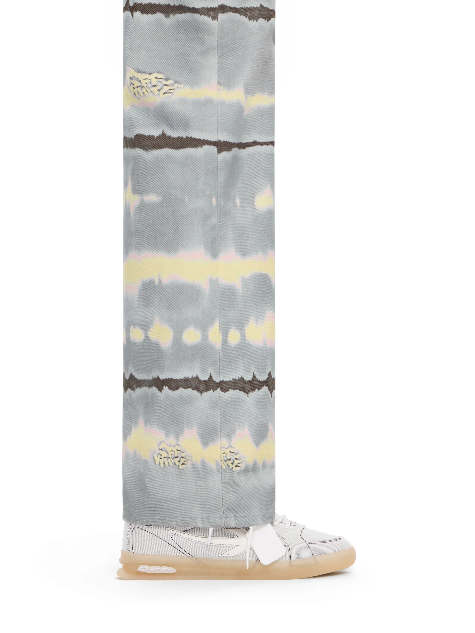 Off White End Of Play Denim Sneakers - Image 2