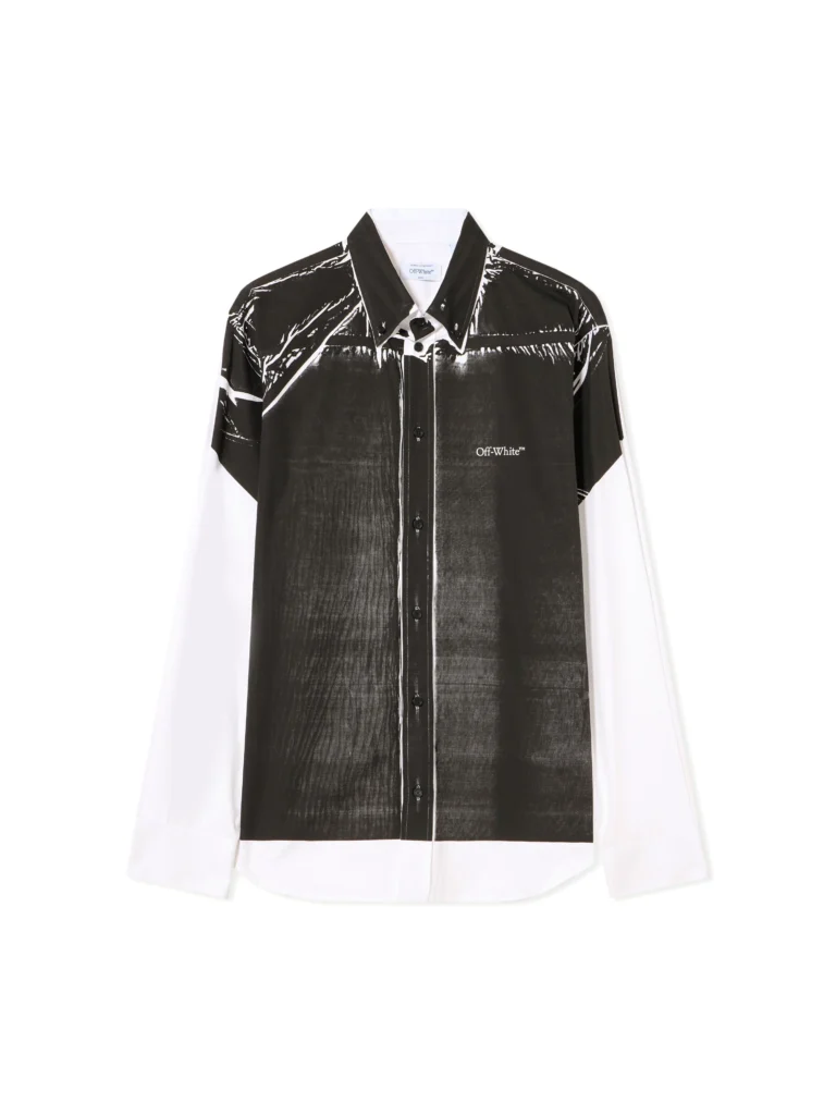 Off White Negative Bookish Regular Shirt