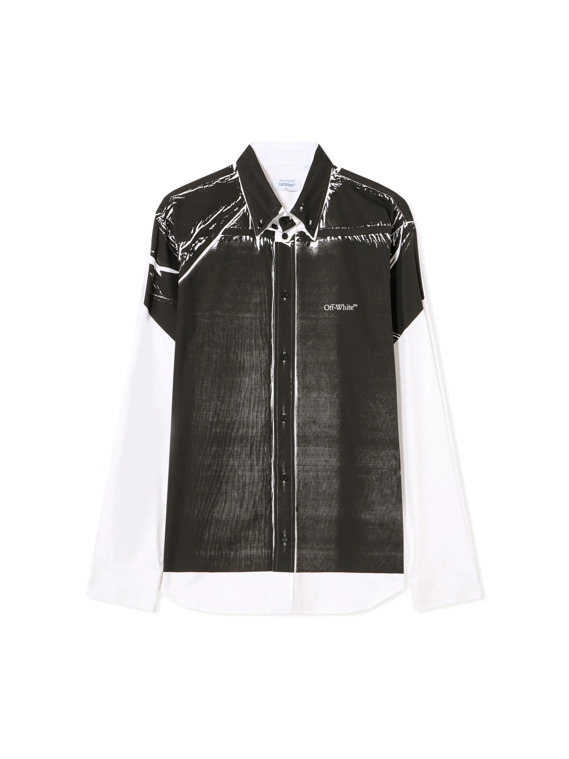 Off White Negative Bookish Regular Shirt - Image 2