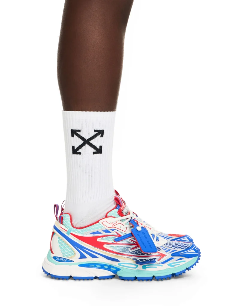 Off White Be Right Back Fishnet Sneakers