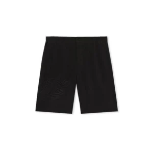 Off White Handstyle Logo Organza Bowling Shorts - Image 2
