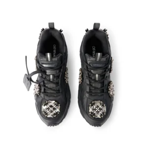 Off White Be Right Back Bejeweled Sneakers - Image 3