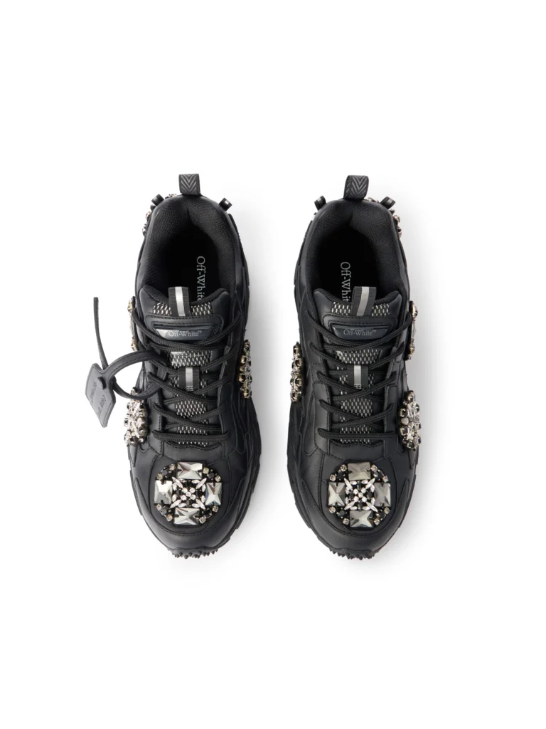 Off White Be Right Back Bejeweled Sneakers