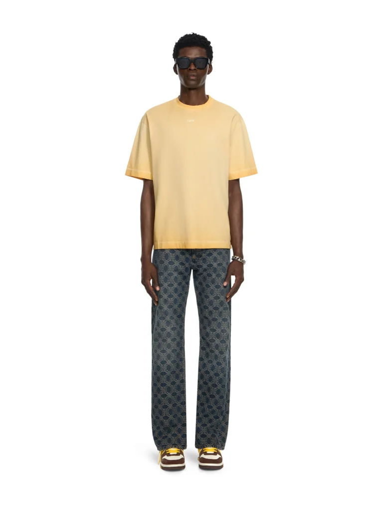 Off White Swimming Face Skate T-Shirt
