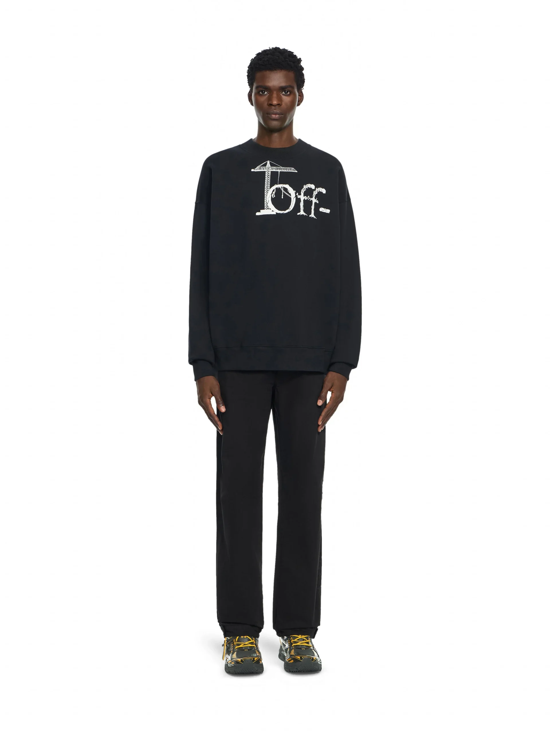 Off White City Nature Skate Crewneck Sweatshirt