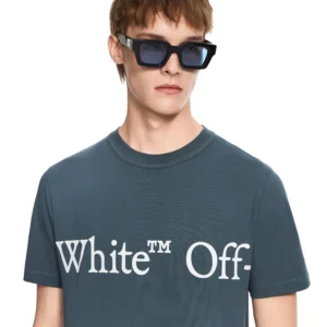 Off White Bookish Scarf T-Shirt - Image 3