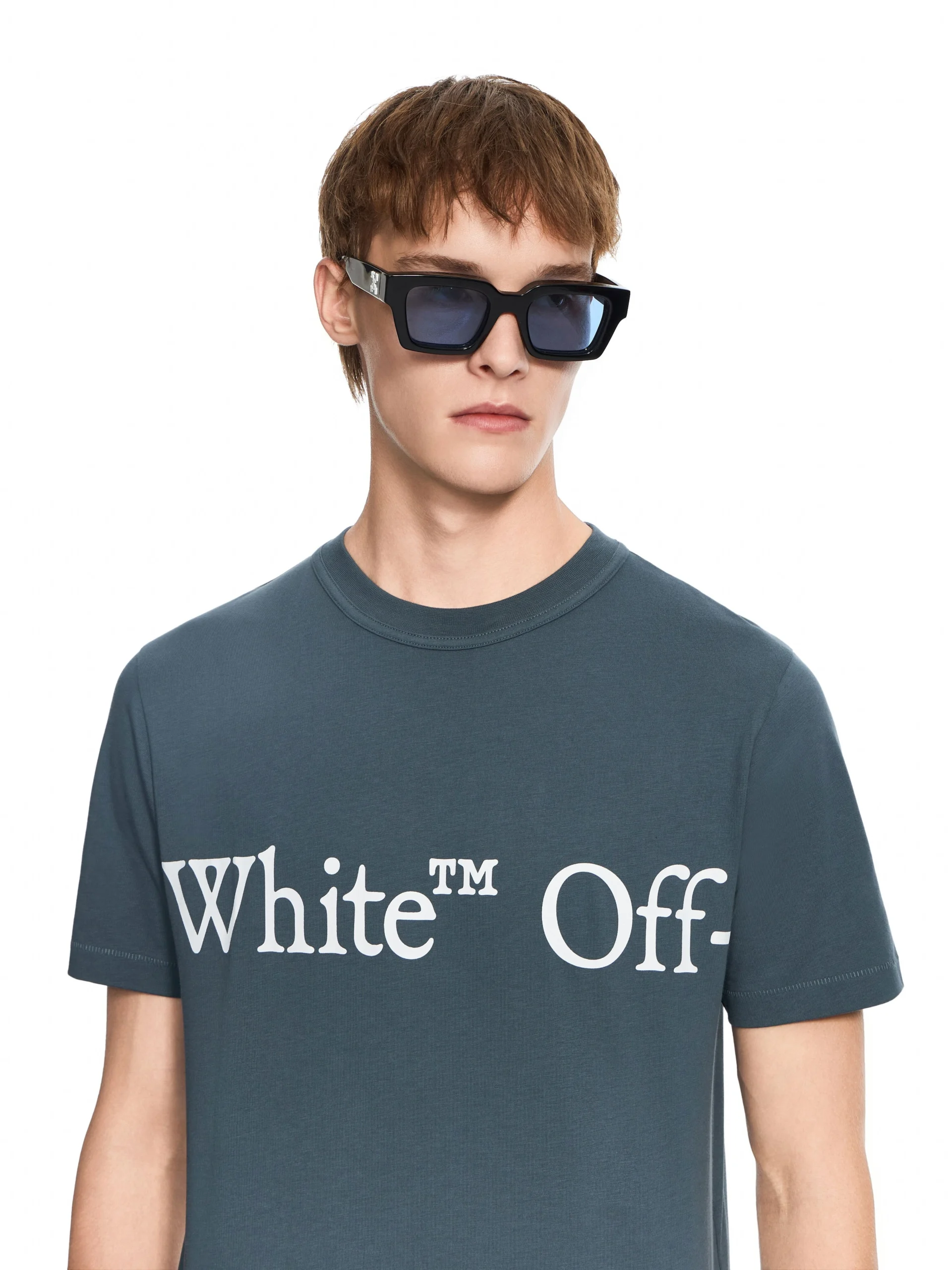 Off White Bookish Scarf T-Shirt - Image 3