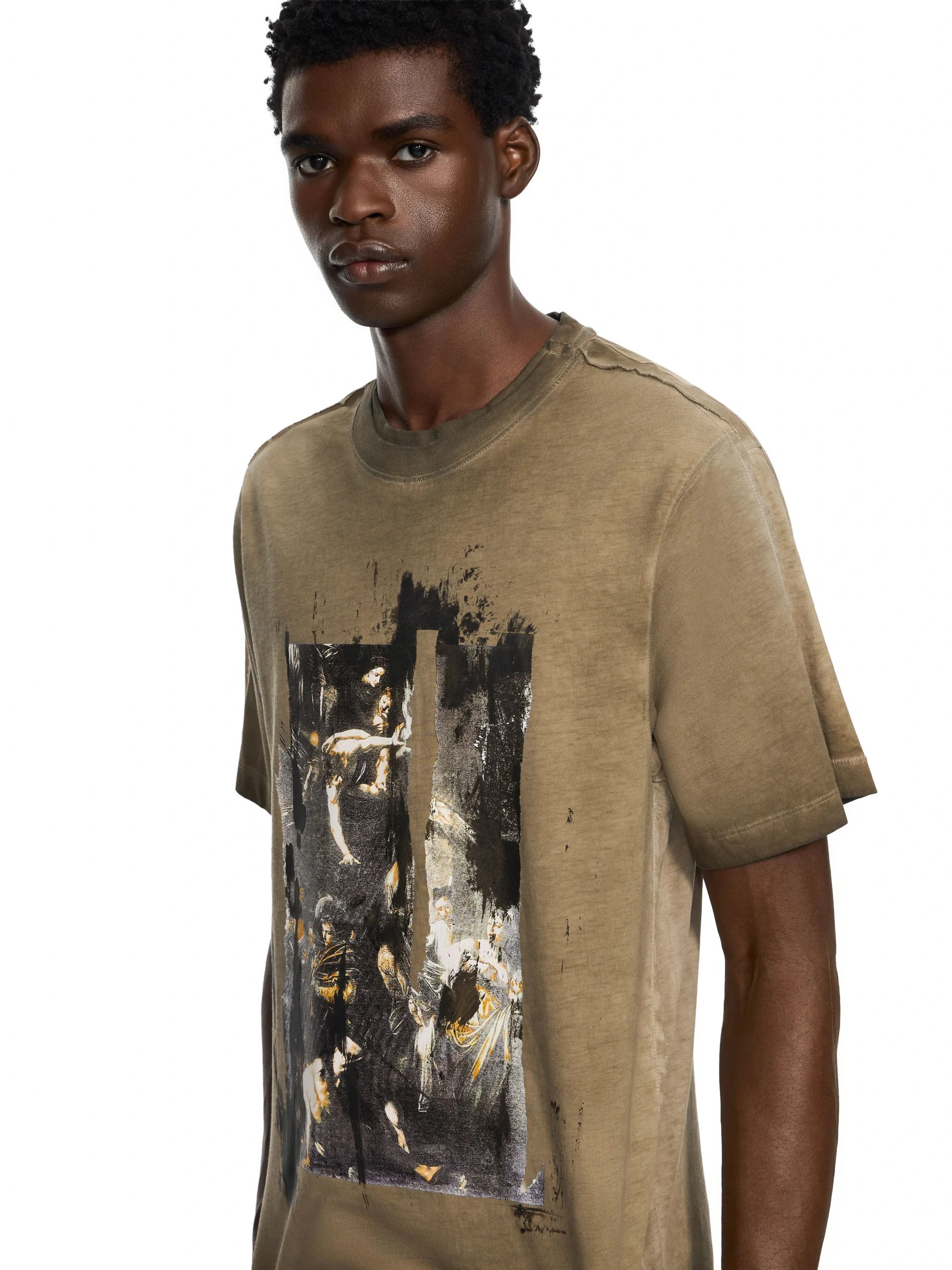 Off White Inked Mercy T-Shirt - Image 3