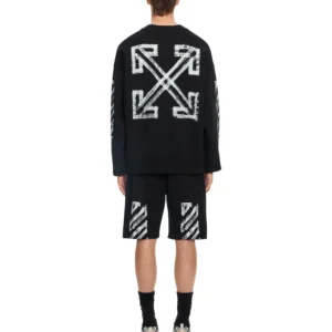 Off White Motion Arrow Skate Crewneck Sweatshirt - Image 2