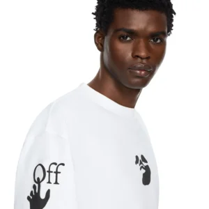 Off White Swimming Logo Skate T-Shirt - Image 3