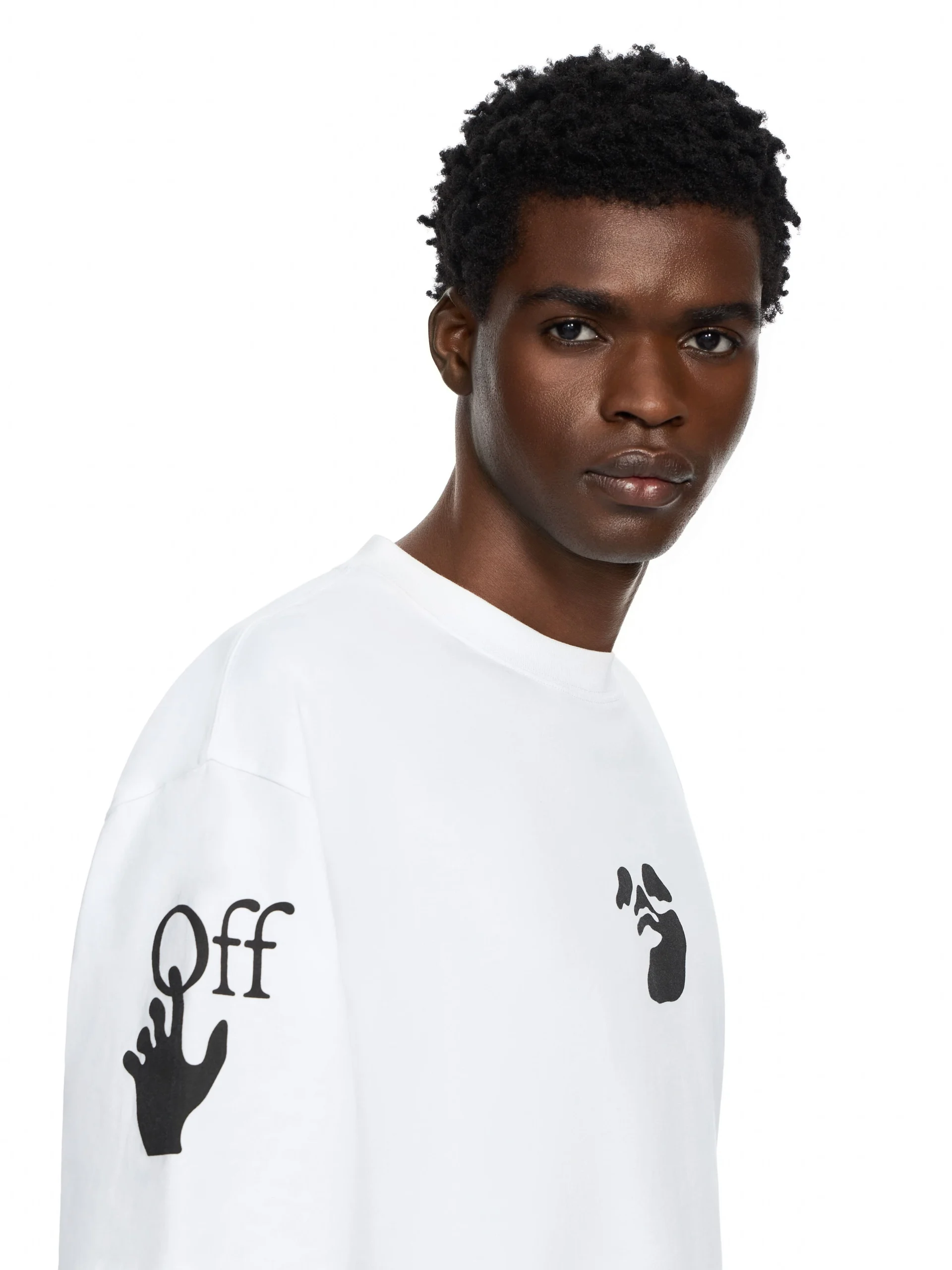 Off White Swimming Logo Skate T-Shirt - Image 3