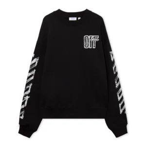 Off White Motion Arrow Skate Crewneck Sweatshirt - Image 3