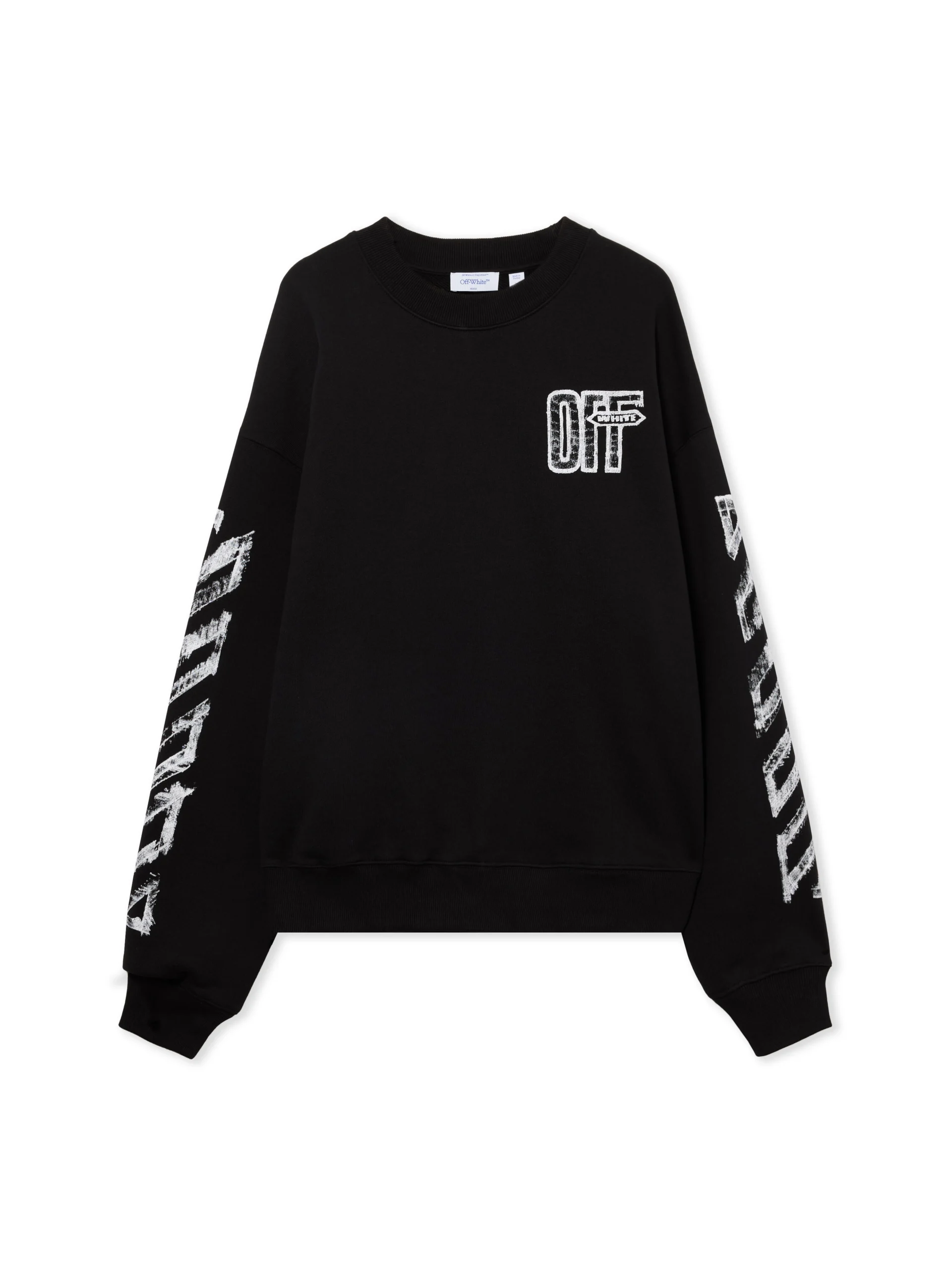 Off White Motion Arrow Skate Crewneck Sweatshirt - Image 3