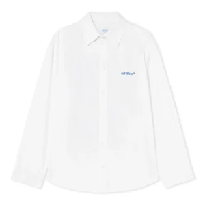 Off White Bacco Arrow Poplin Overshirt - Image 2