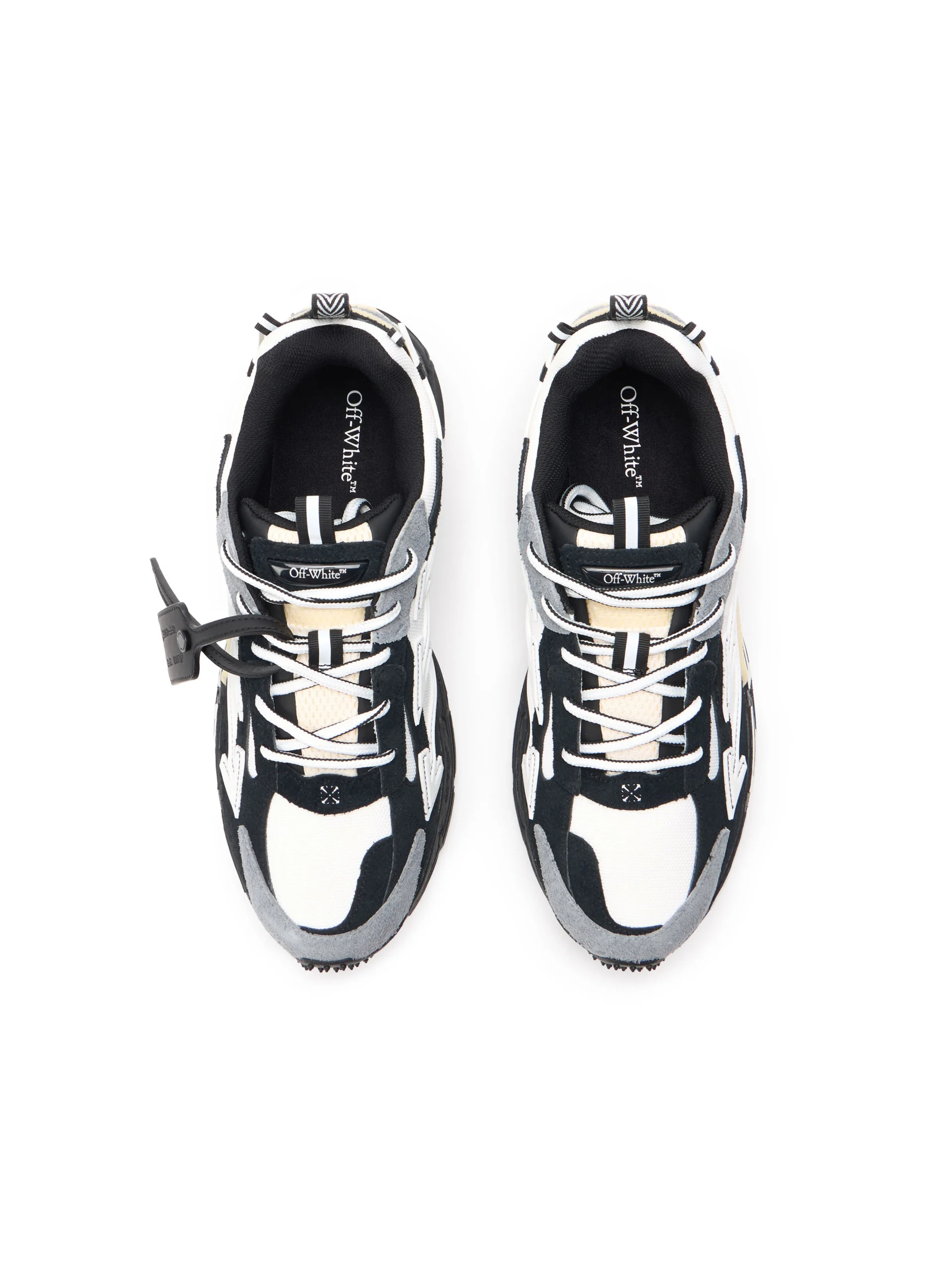 Off White Be Right Back Suede Sneakers - Image 3