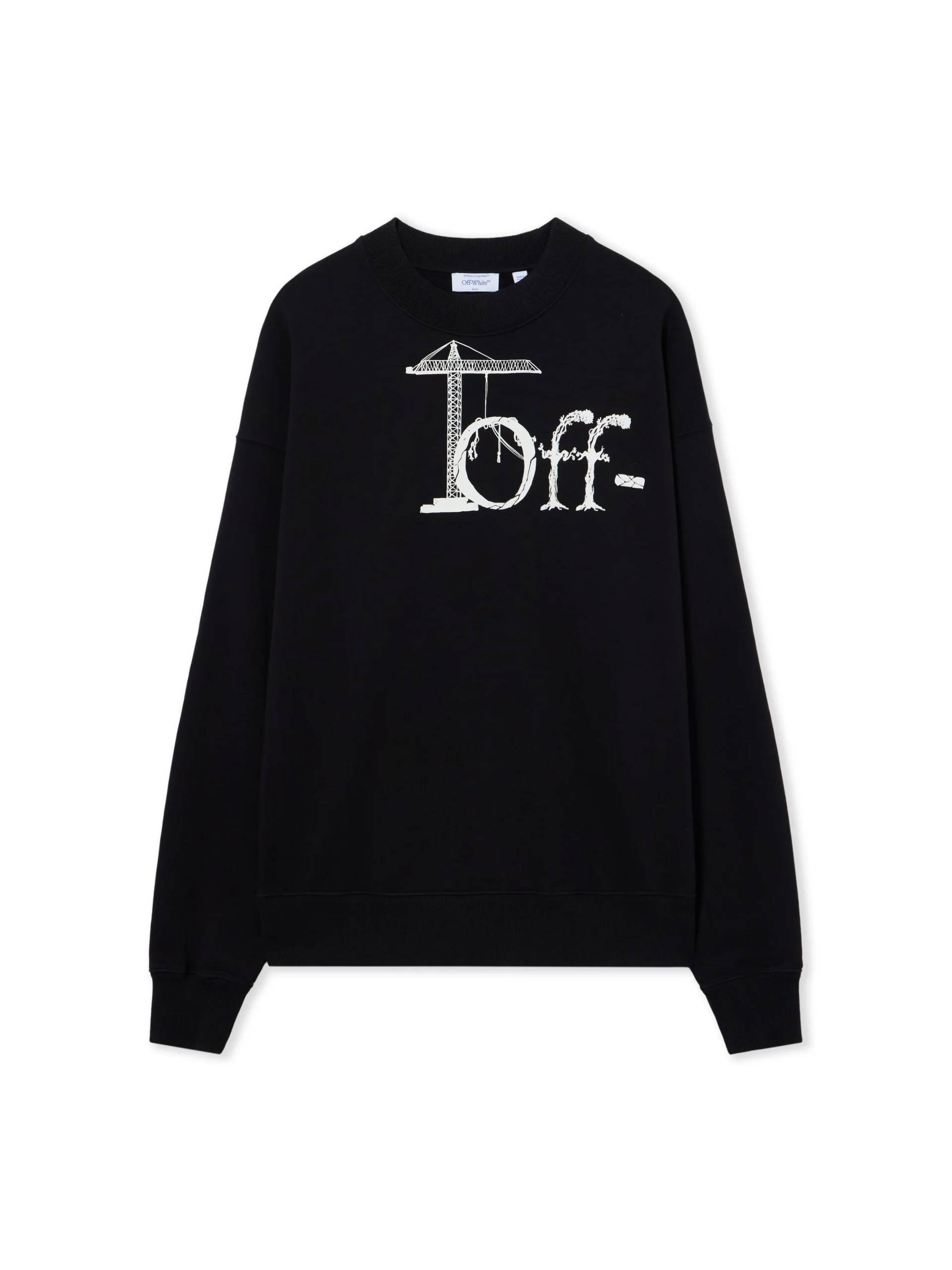 Off White City Nature Skate Crewneck Sweatshirt - Image 2