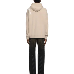 Off White Vertical Bookish Skate Hoodie - Image 3