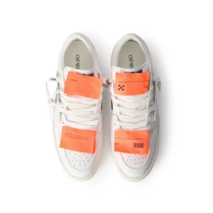Off White 3.0 Court Low Top Sneakers - Image 3
